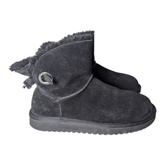 KOOLABURRA Remley Mini Black Winter Boot Size 6 - Picture 2 of 10